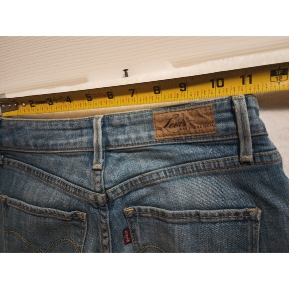 Levi's Women's Denim Jeans 28x30 Bold Curve Skinny Low Rise 2/26 Blue - Picture 12 of 16